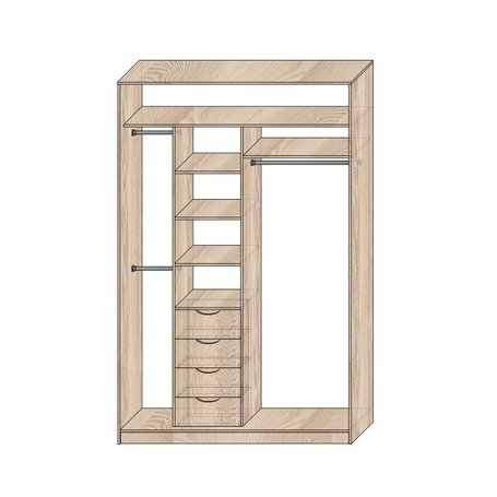 Наполнение шкафов-купе Модель №2