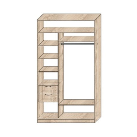 Наполнение шкафов-купе Модель №4