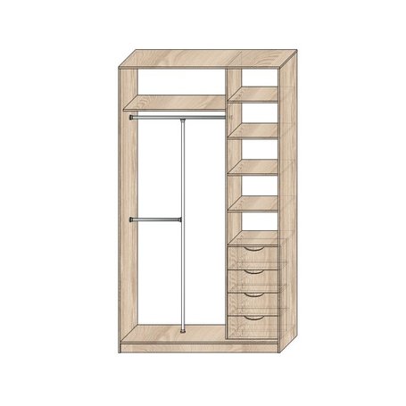 Наполнение шкафов-купе Модель №5