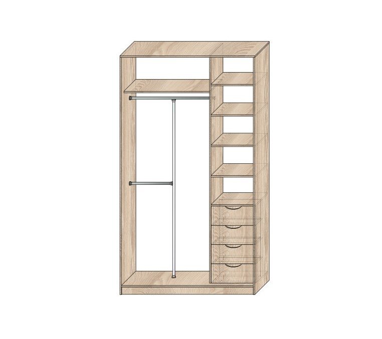 Наполнение шкафов-купе Модель №5