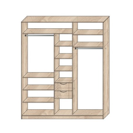Наполнение шкафов-купе Модель №6