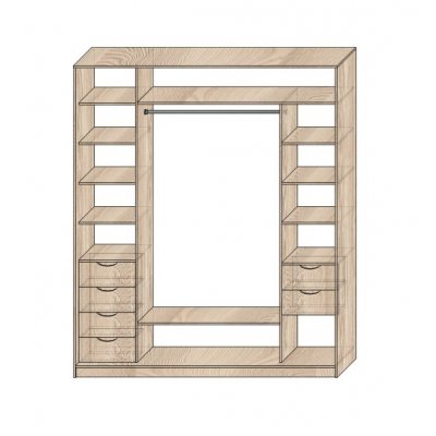 Наполнение шкафов-купе Модель №7