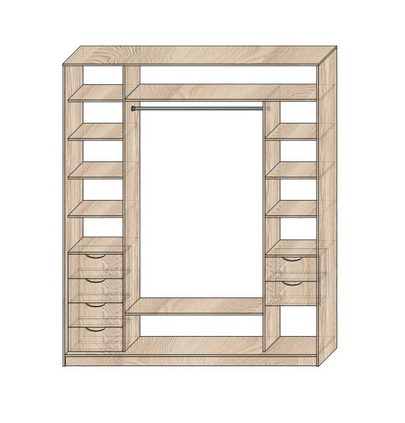 Наполнение шкафов-купе Модель №7