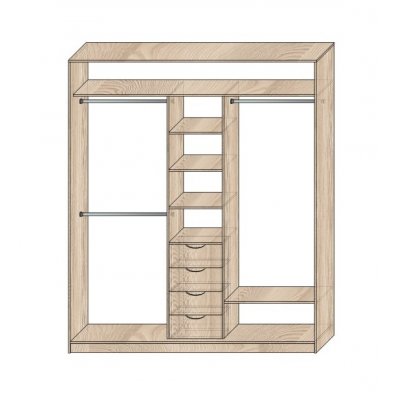 Наполнение шкафов-купе Модель №9