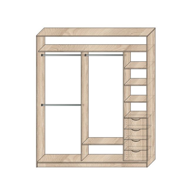 Наполнение шкафов-купе Модель №11